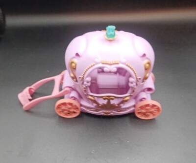 Polly Pocket Redbox Cinderella Coach Purple Carriage RARE Battery Operated