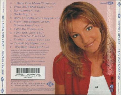 Britney Spears: ...Baby One More Time (CD, Pop, "Initialed"?, 1999) - Bild 2 von 6