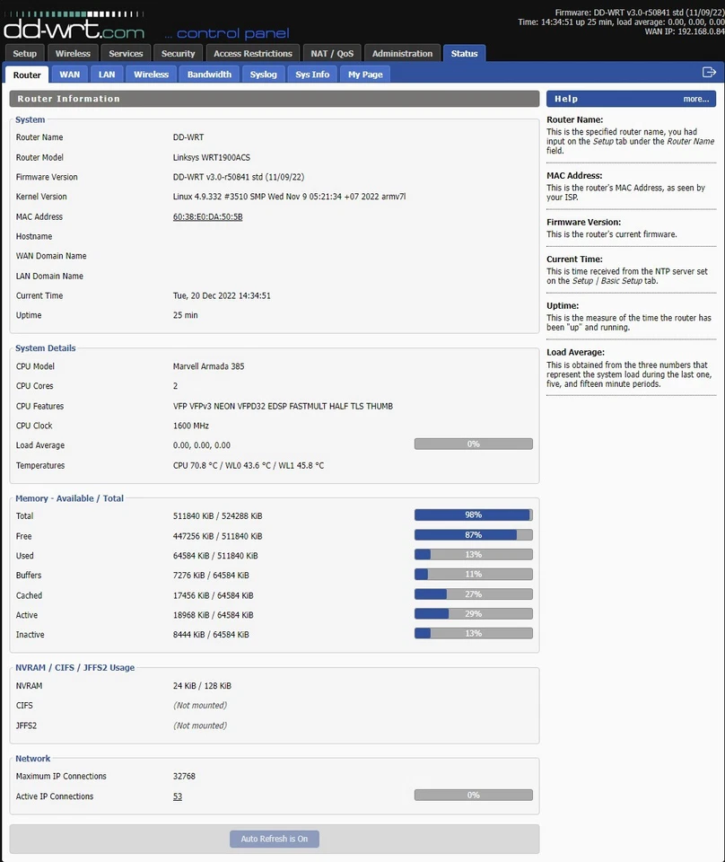 Linksys WRT1900ACS V2 Gigabit Router DD-WRT OPENVPN WIREGUARD Dualband AC1900 - Bild 3 von 4