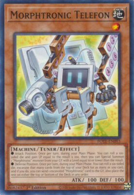 Yugioh! Morphtronic Telefon - POTE-EN093 - Common - 1st Edition Near Mint, Engli
