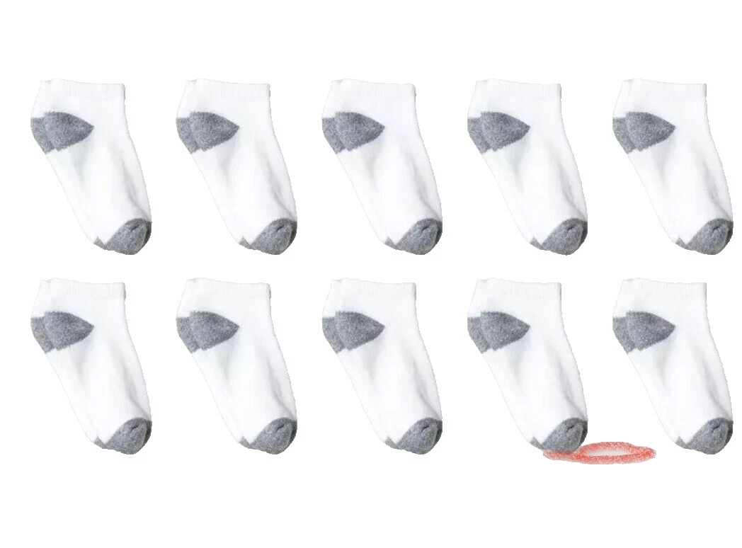 Talla L Blanco Calcetines Calcetines deportivos para Niños