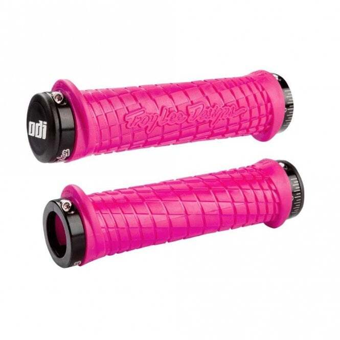 ODI Troy Lee Designs ATV/MTB/Quad Lock On Handlebar Grips (Pink)