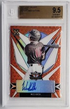 2021 Leaf Valiant Orange Wes Kath Autograph Rokie Card 73/99 BGS 9.5 w/10 Auto