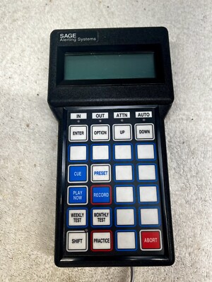SAGE Alerting Systems T736 Handheld EAS Controller T 736