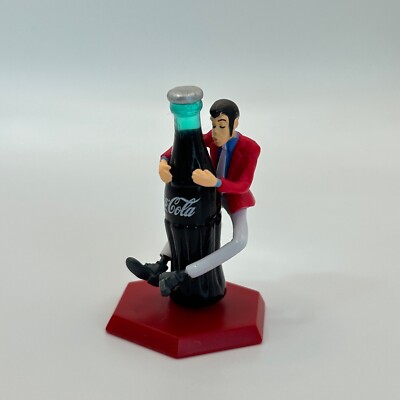 Lupin the Third Lupin   coca cola Monkey Punch Japanese mini Figure e238
