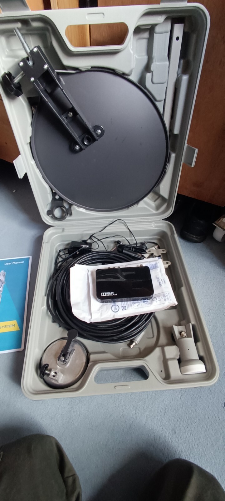 Philex Vision Portable Mini Digital Satellite System Caravan