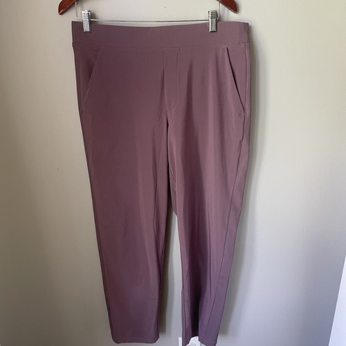 Athletic Brooklyn Ankle Pants Dusty Rose Womens Size 12 Tall 27 In Inseam - Picture 3 of 11