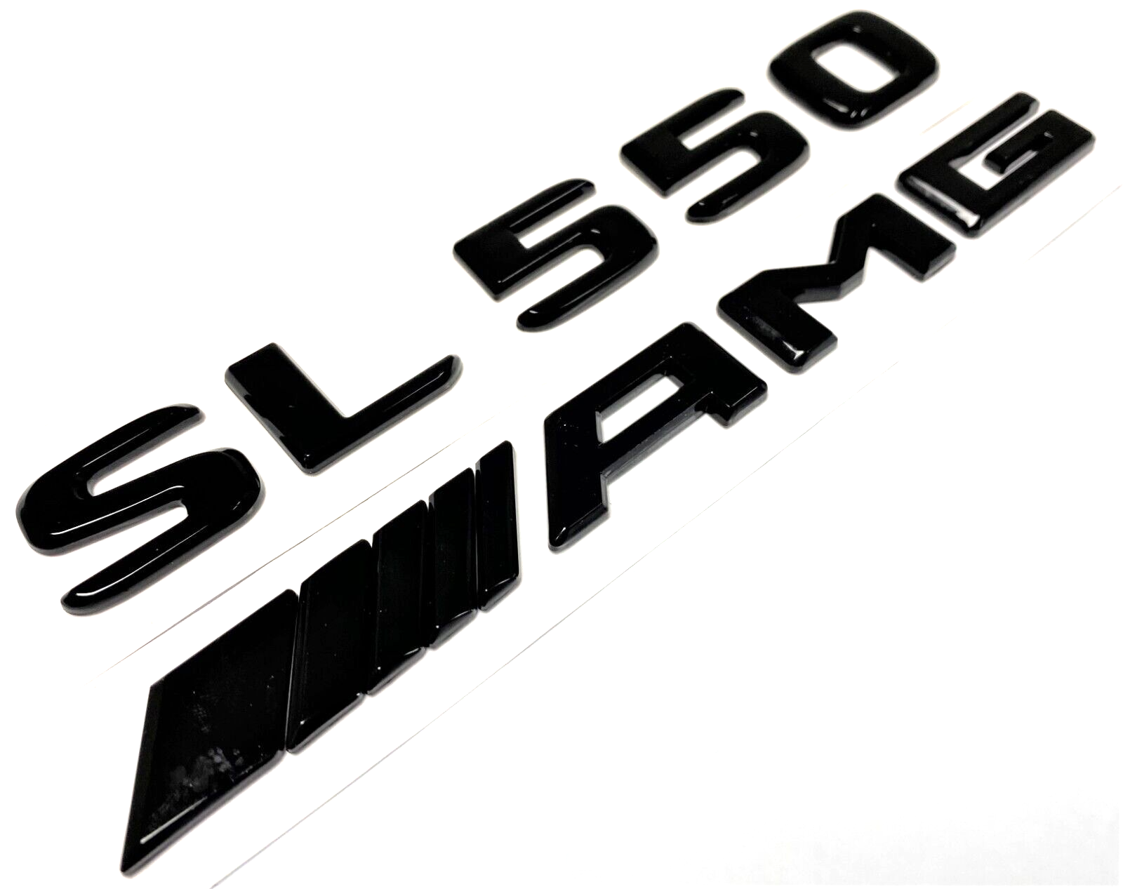 SL550 AMG Black Trunk Emblem Badge Decal Nameplate Number