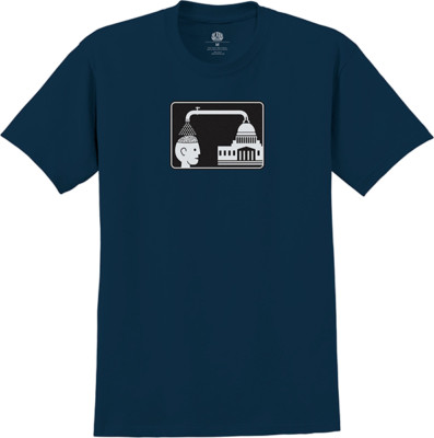 Alien Workshop Skateboards Brainwash Navy Blue T-Shirt