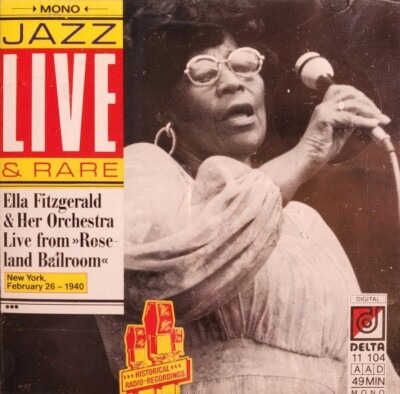 Ella Fitzgerald Live & Rare Roseland Ballroom 1940 CD *SEALED* Germany 1987
