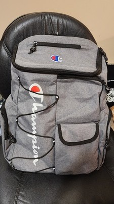 Champion Forever Champ Utility Backpack Grey NWT  15'' Laptop Copacity 