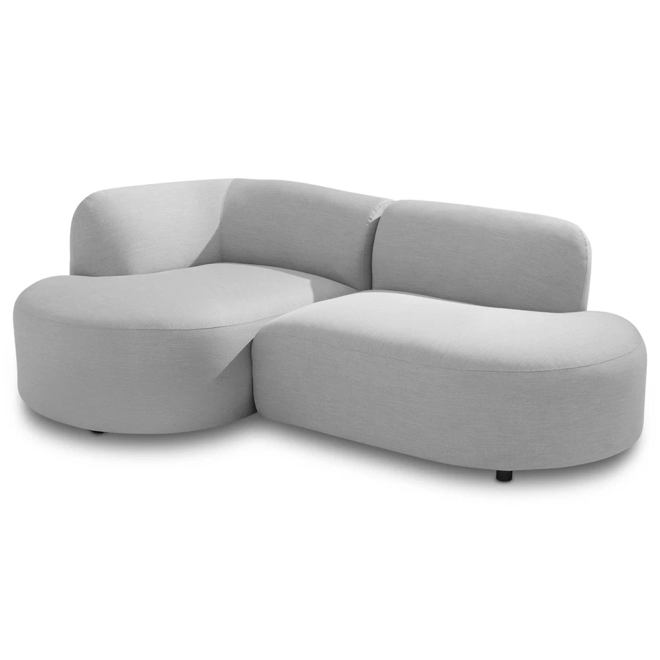 Outdoor Sofa Gartenmöbel Loungemöbel balkonmöbel daybed Hellgrau - Bild 2 von 4