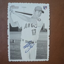 2018 Topps Heritage High #1 Shohei Ohtani RC Deckle Edge Rookie Angels SP MLB