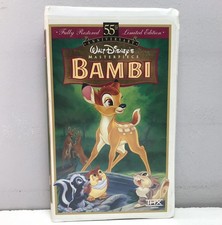 UPC 786936023817 product image for Bambi VHS Disney Video Tape 55th Anniversary Limited Masterpiece VTG Clamshell | upcitemdb.com