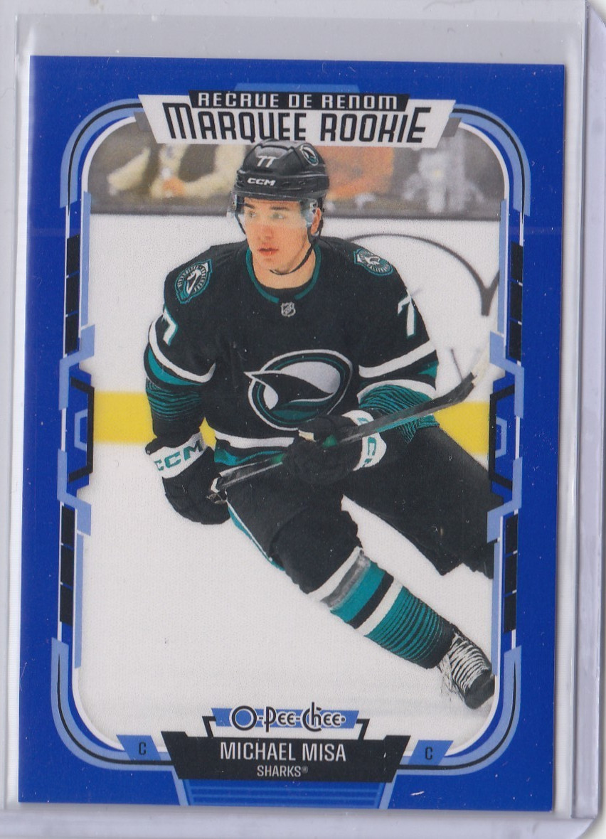 2025-26 Marquee Rookie Michael Misa #597 Blue