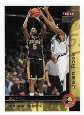 2000-01 Fleer Premium Jalen Rose Indiana Pacers Basketball Card #85
