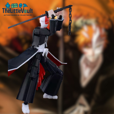3D Printed Anime Bleach Ichigo Kurosaki Lucky Dummy 13 Movable Action Figure