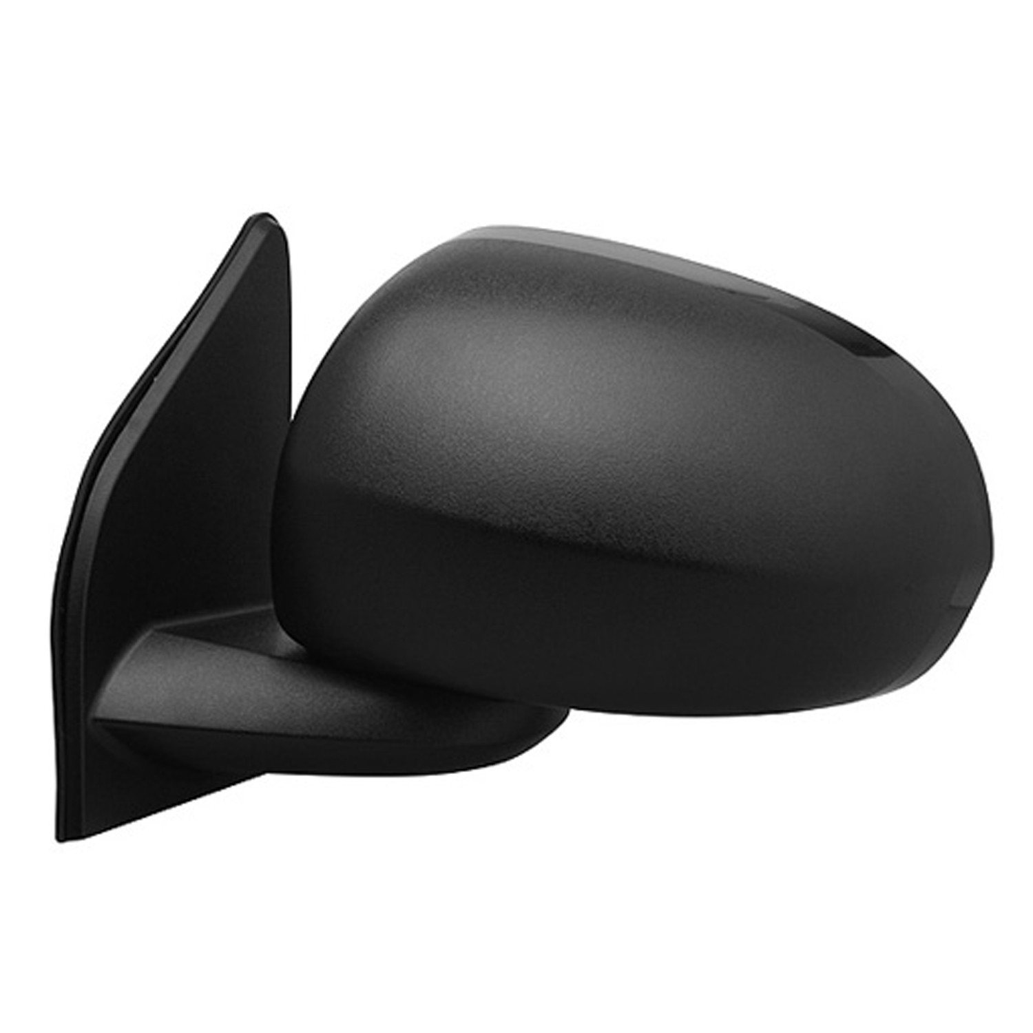 Unpainted Power Flat Manual Folding Driver Side Door Mirror 128-01874L