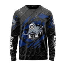 Personalized Jacksonville Icemen Sweater Special Black Metal Design 