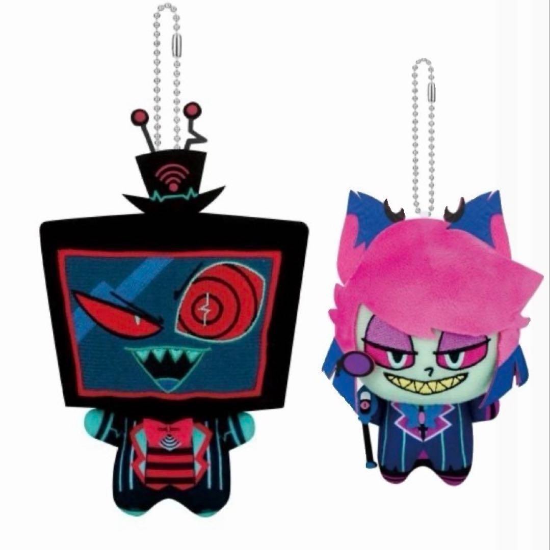 Hazbin Hotel Plush Doll vol.3 Mascot Chain 11cm Alastor Vox Set 2