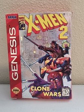 X-Men 2: Clone Wars (Sega Genesis) CIB COMPLETE IN BOX RARE TESTED AND WORKING! 