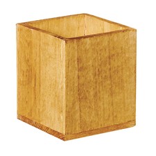 Cal-Mil 22110-99 Madera Rustic Pine Stackable Stir-Stick Holder - 3 Each