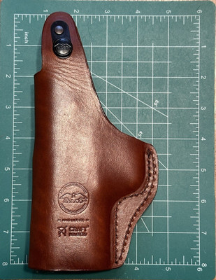 Falco Brown Leather Hand Made Craft Holsters IWB with Thumb Break Used Type?