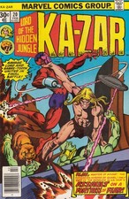 52218: Marvel Comics KA-ZAR #20 VF Grade