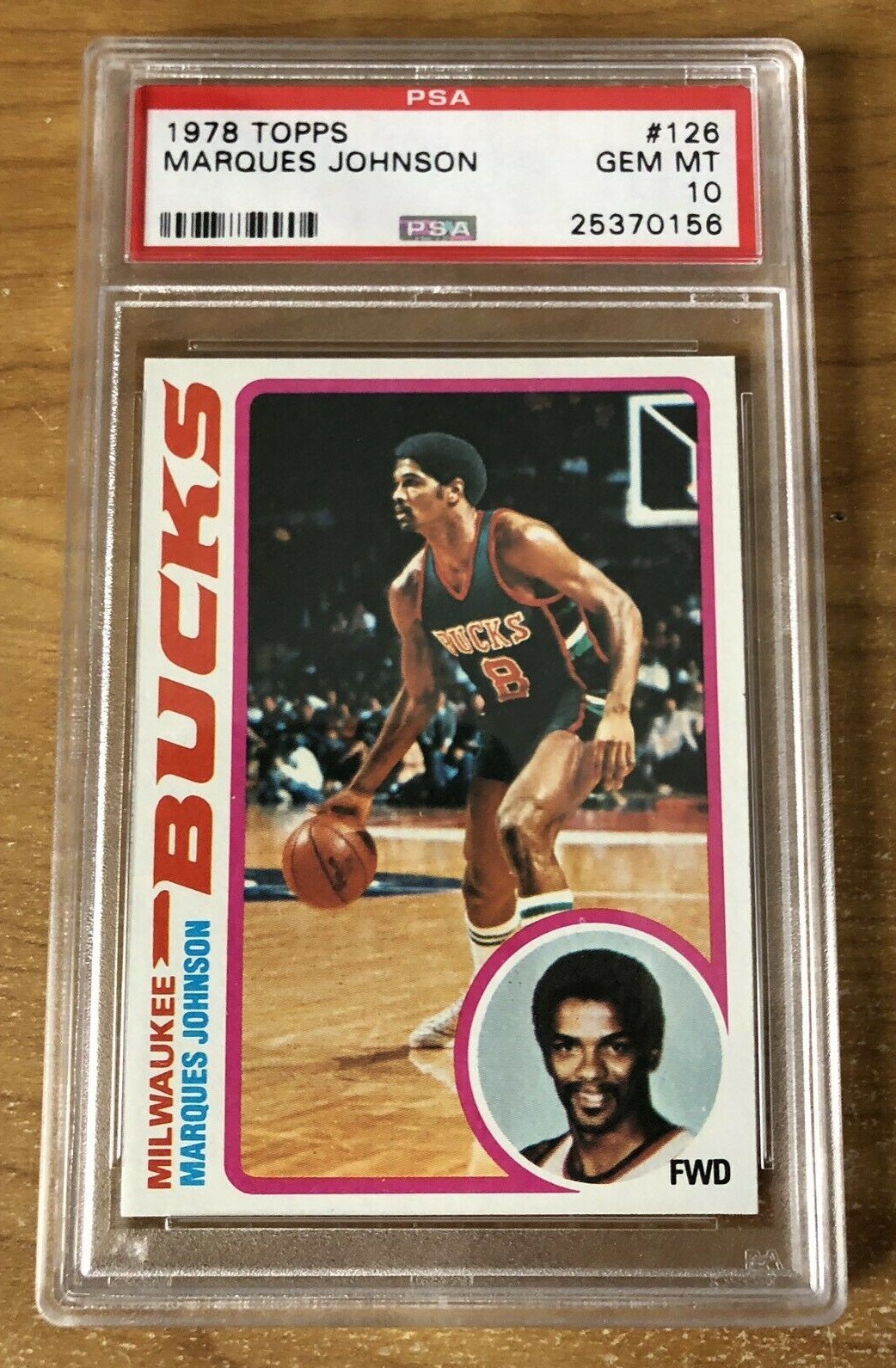 **PSA 10 Gem MINT** 1978 Topps #126 MARQUES JOHNSON Rookie Card RC