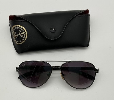 Ray-Ban RB8307 Tech Carbon Fiber Gray Gradient Aviator Gunmetal 63/17/132