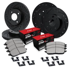 WHUH2-72041 R1 Concepts Brake Disc and Pad Kits 4-Wheel Set Front & Rear