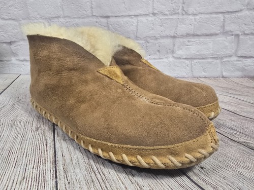Ciabatte chukka LL Bean Wicked Good Mocs pelle scamosciata marrone taglia 9 M - Foto 4 di 13