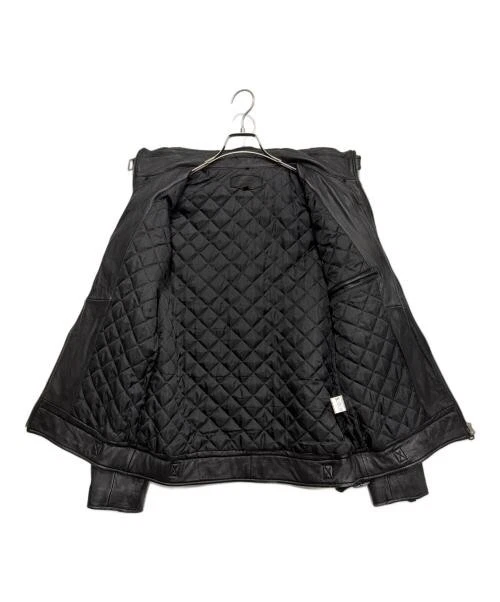 JACKROSE                    Lamb leather jacket black 240704J image 3