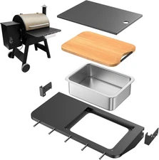Upgraded Folding Front Shelf Accessories for Traeger Pro 22, Pro 575, Ironwood 6