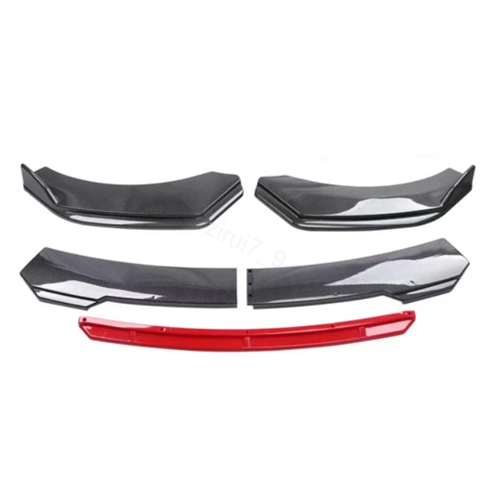 Carbon Fiber Style Front Bumper Lip Spoiler Splitter For Mercedes Benz A180 A200 Foto 4 de 4