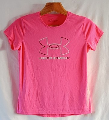 Under Armour Mädchen T-Shirt Gr. YXL 15-16 Jahre Tech Pink 15 - 16 Mädchen T-Shirt