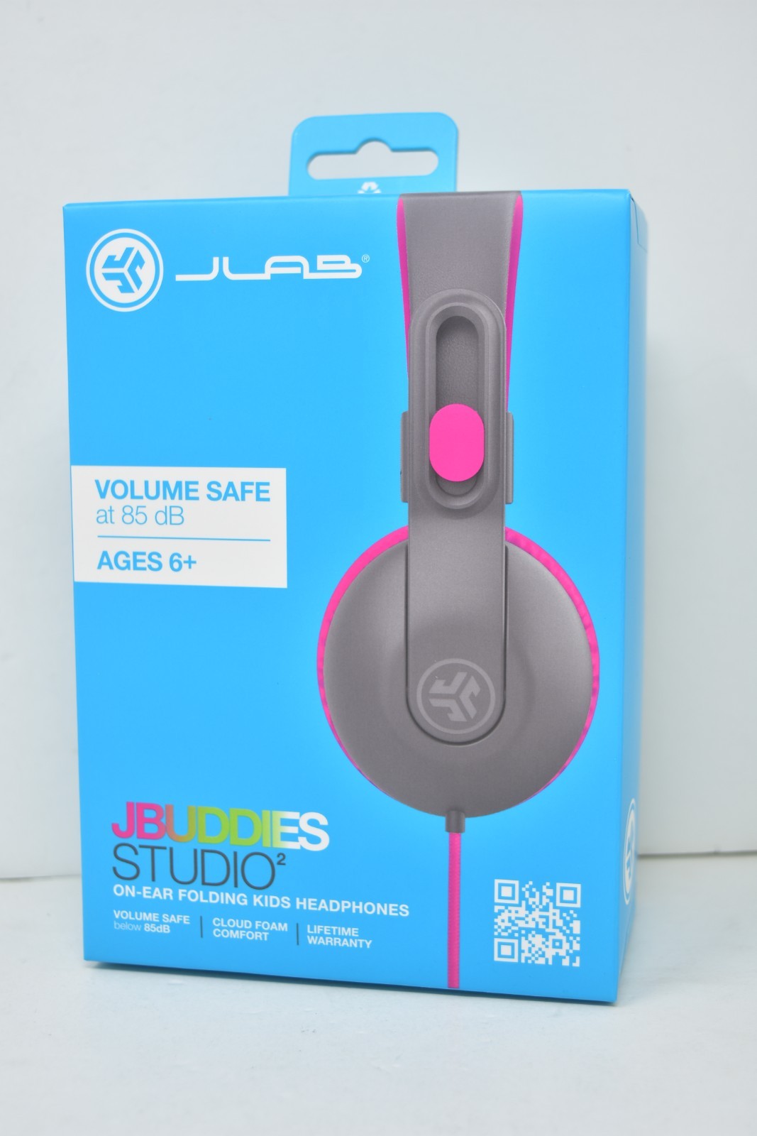 JLab JBuddies Studio 2 Kids On-Ear On-Ear Kids Wired Headphones w/ Mic - NEW !!!