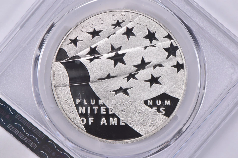 PR70 DCAM 2012-P Star-Spangled Banner Commemorative Dollar PCGS Blue Label *1917 - Image 4 of 4