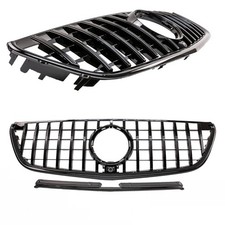 Kühlergrill Schwarz glanz für Mercedes Vito W447 + Kamera 14-19 Panamericana GT