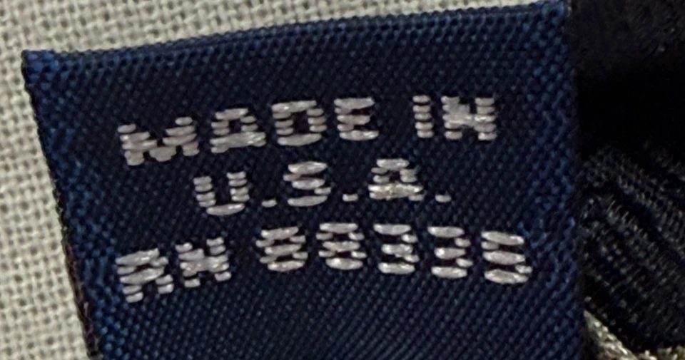 Corbata de seda italiana vintage Louis Roth geométrica negra púrpura 3,75 x 54 hecha en EE. UU. Foto 4 de 4