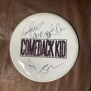 Comeback Kid Signed Drum Skin