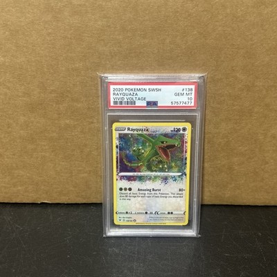2020 POKEMON SWORD & SHIELD VIVID VOLTAGE #138 RAYQUAZA VIVID