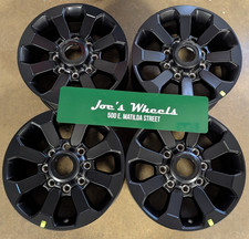 17 Dodge Ram 2500 Power Wagon Wheels Rims Factory Original Oem Black Wfw Set