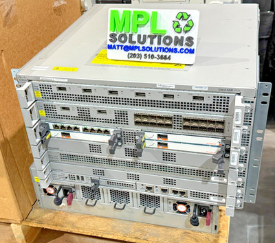 Cisco ASR1006 Aggregation Router w/3x 1X10GE ASR1000-RP2  ESP-100 6TGE 2T+20X1GE