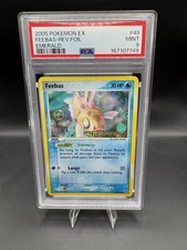 PSA 9 Pokemon Feebas 49/106 Emerald (2005) Reverse Holo STAMP LOW POP NEW CERT