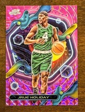 2024-25 Topps Chrome Cosmic Pink Galaxy Jrue Holiday #9 Boston Celtics