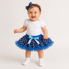New Tutu Baby Skirt Girls Toddler Ruffle Pettiskirt Dress Size small