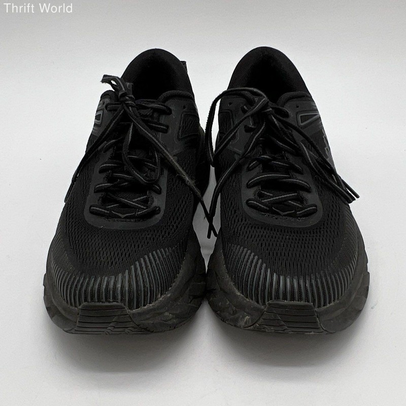 Hoka One One Bondi 7 Triple Black BBLC Running Shoes Women's Size 7.5