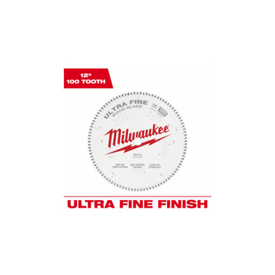 MILWAUKEE 12'' 100T Ultra Fine Finish Circular Saw Blade 48-40-1228