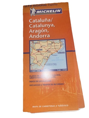 Michelin Aragon Cataluna - Michelin Regional Map 574 (Map)